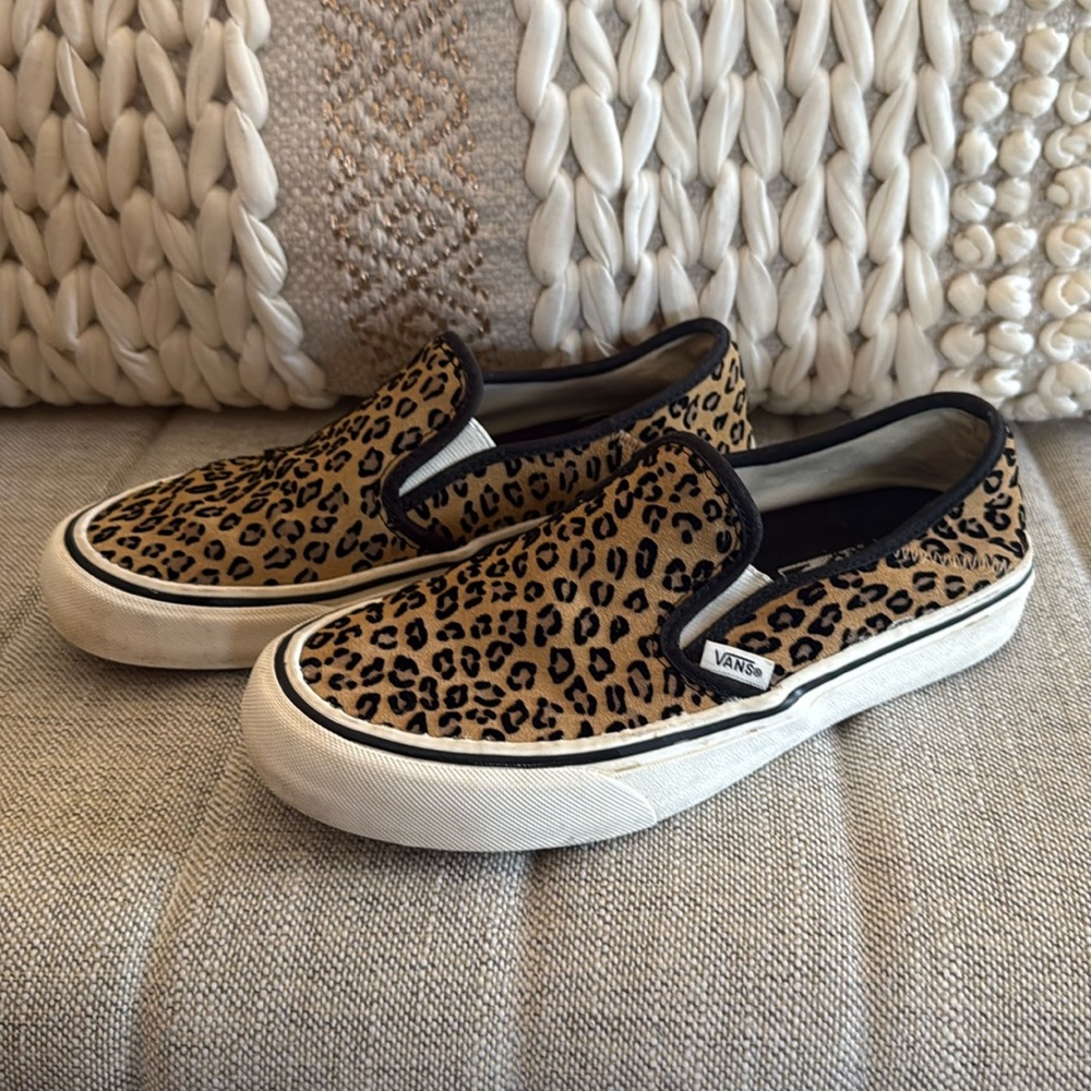 VANS Cheetah Slip Ons